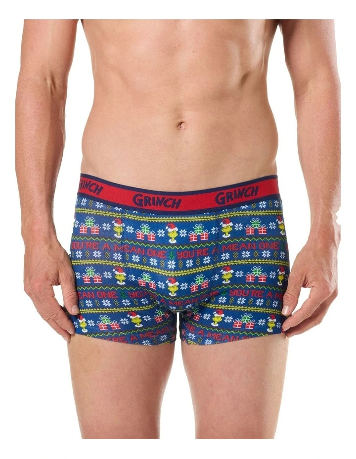 Mean One Cotton Stretch Trunk in Blue image 1