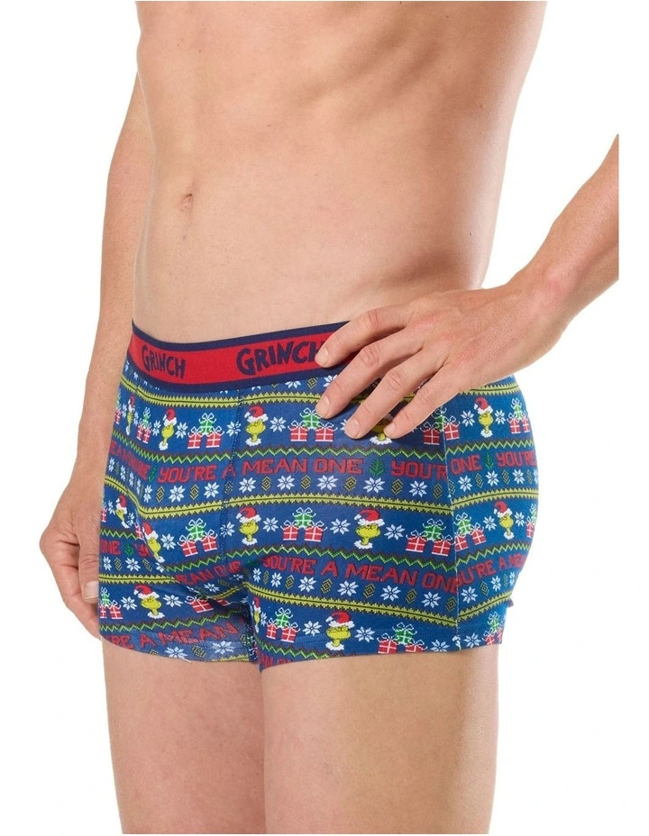 Mean One Cotton Stretch Trunk in Blue image 3