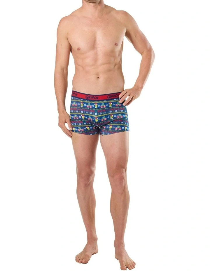 Mean One Cotton Stretch Trunk in Blue image 4
