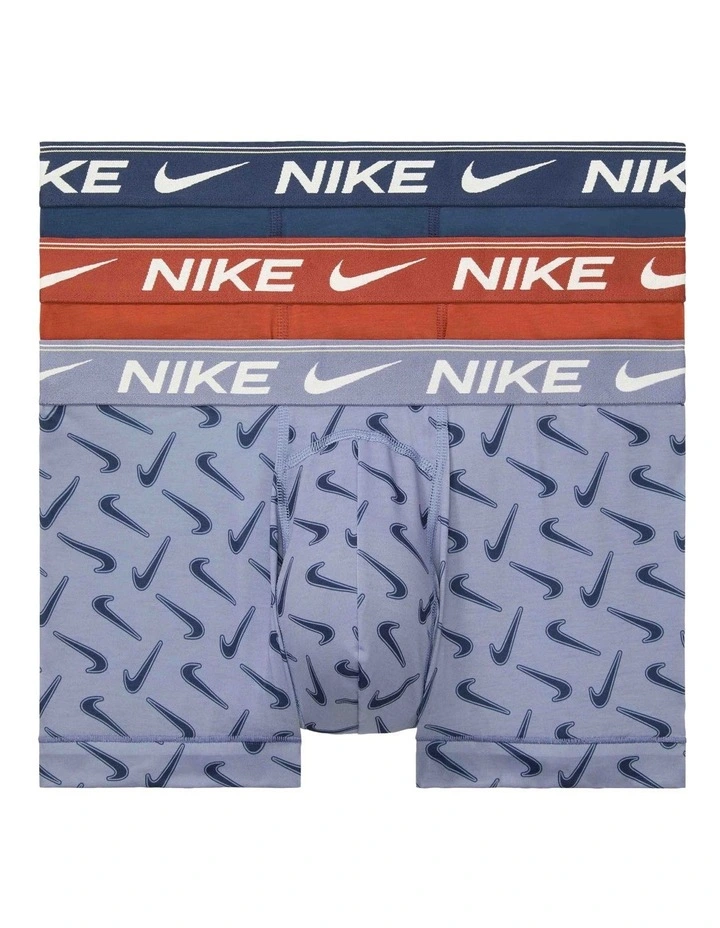 Micro Ultra Comfort Trunks 3 Pack in Multi image 1