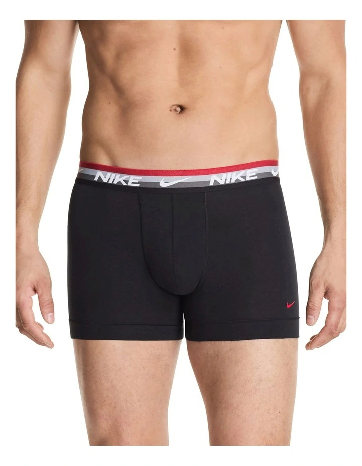 Everyday Stretch Trunks 3 Pack in Multi image 2