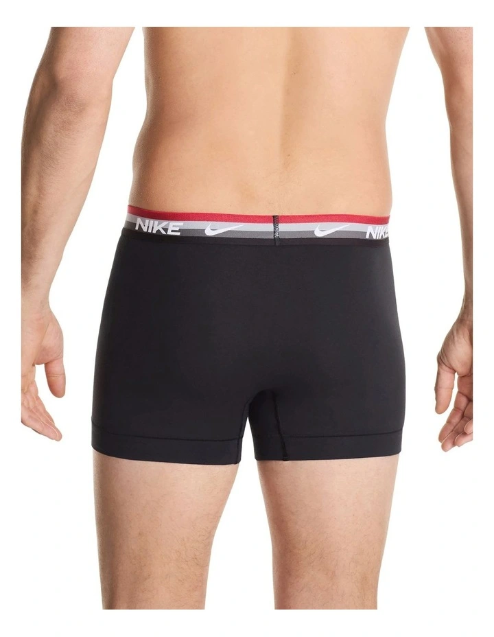 Everyday Stretch Trunks 3 Pack in Multi image 3