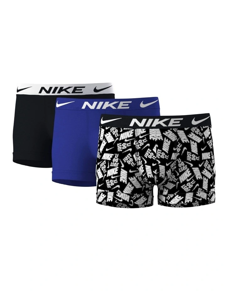 Essential Micro Trunks 3 Pack in Multi image 1