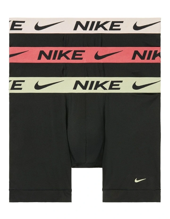 Essential Micro Boxer Briefs 3 Pack in Multi image 1