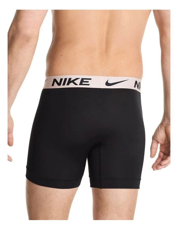 Essential Micro Boxer Briefs 3 Pack in Multi image 3