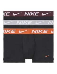 Everyday Micro Trunks 3 Pack in Black