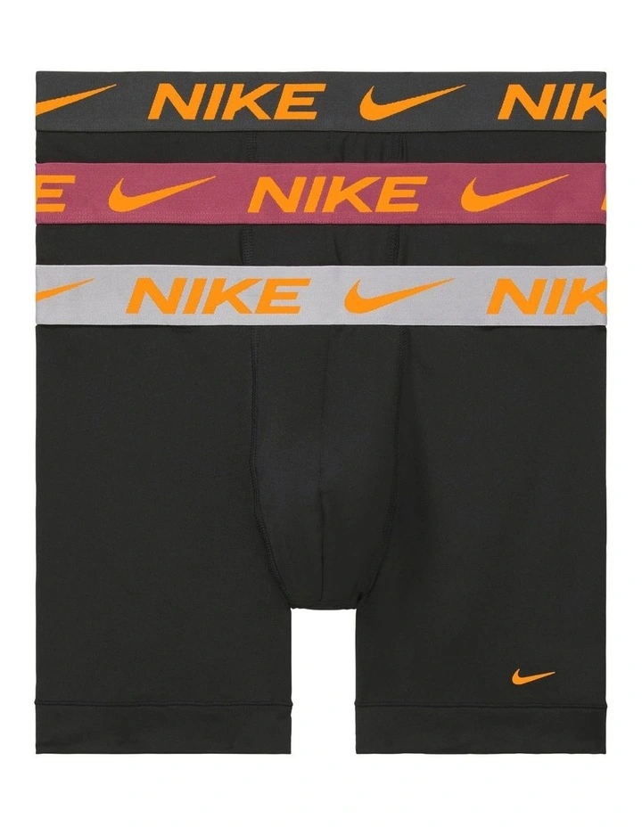 Everyday Micro Boxer Briefs 3 Pack in Black image 1