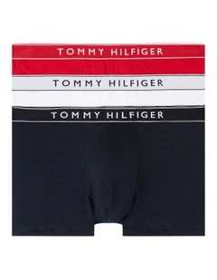 3-Pack Everyday Essentials Cotton Trunks in Assorted