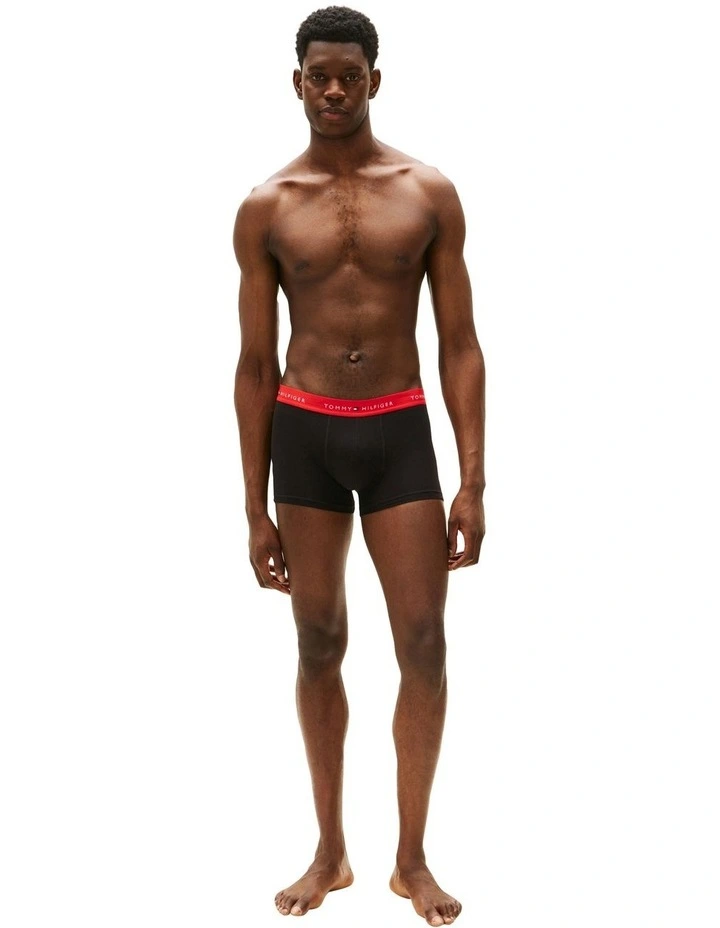 Signature Logo Waistband Trunks 7-Pack in Multi image 6