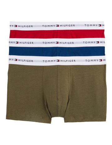 Deep Indigo/Primary Red/Utility Olive colour