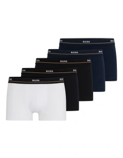 Essential Trunks 5 Pack in Multi