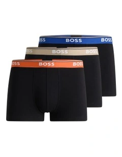 Power Bands Trunks 3 Pack in Black