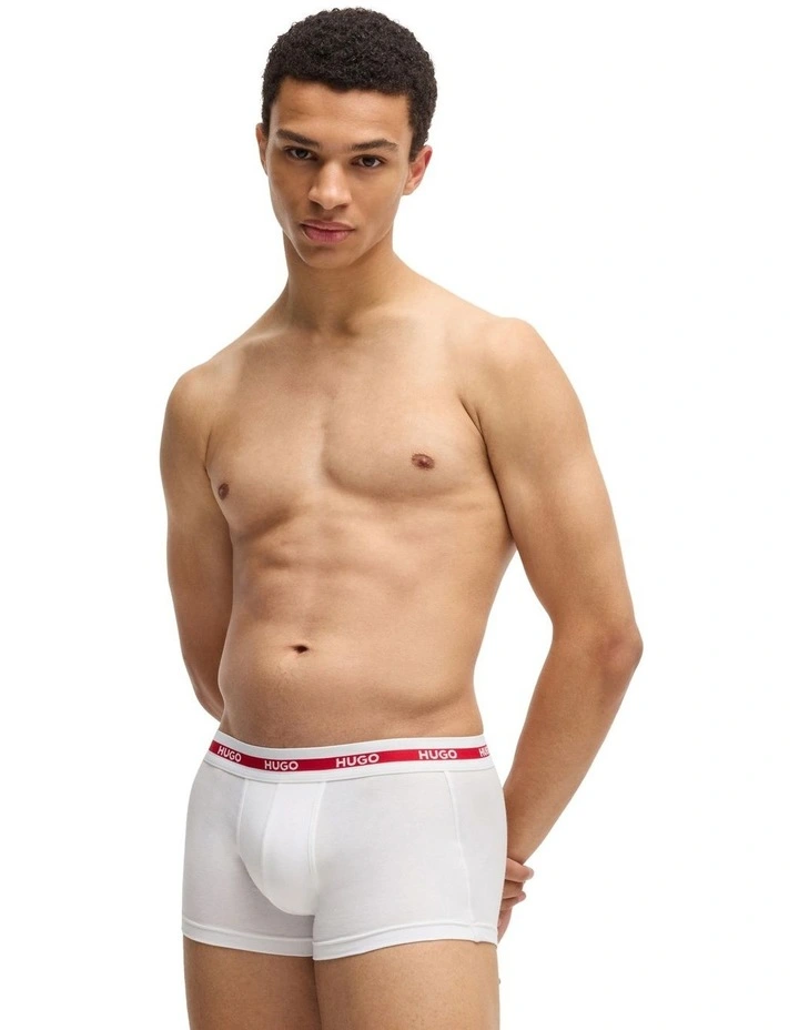 Triplet Planet Cotton Stretch Trunks 3 Pack in Multi image 2