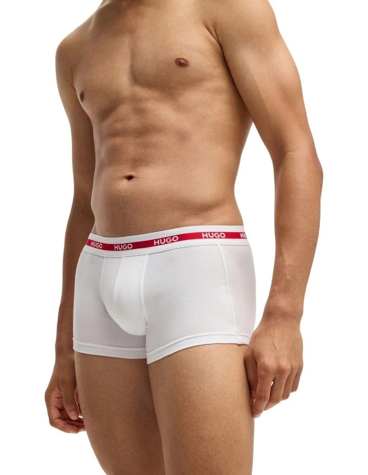 Triplet Planet Cotton Stretch Trunks 3 Pack in Multi image 4