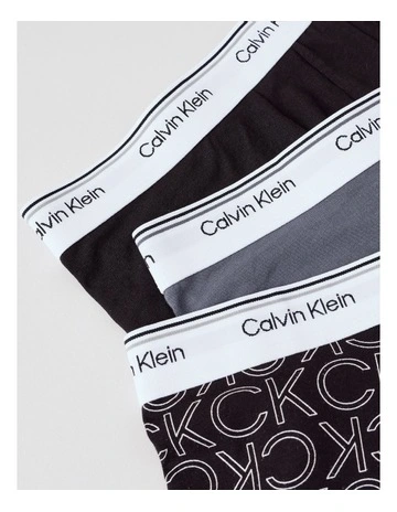 Balance Cotton Stretch Low Rise Trunks 3 Pack in Multi