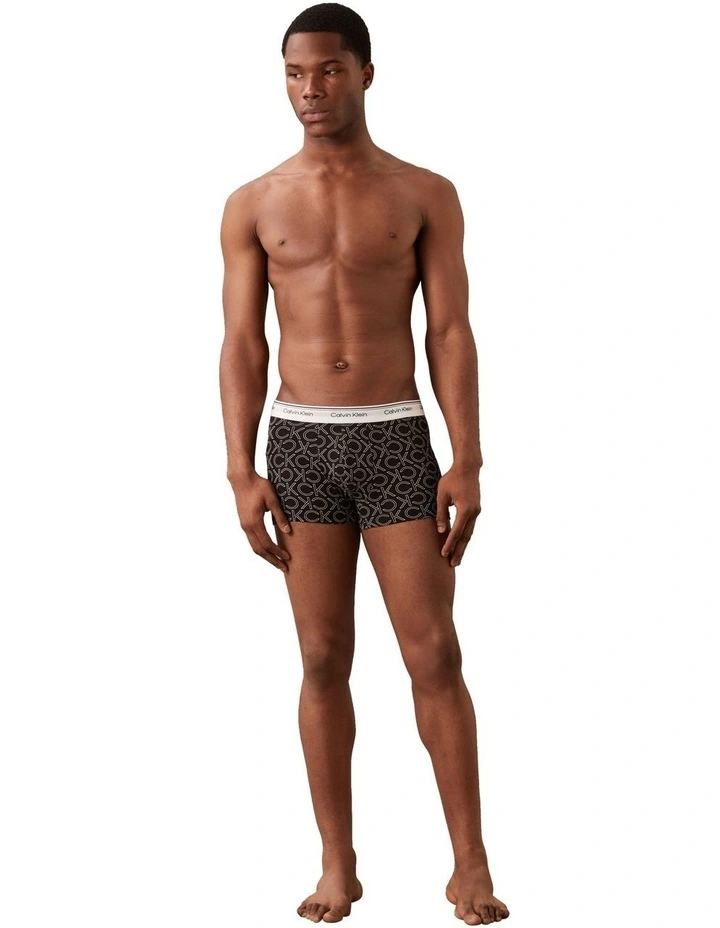 Balance Cotton Stretch Trunks 3 Pack in Multi image 2