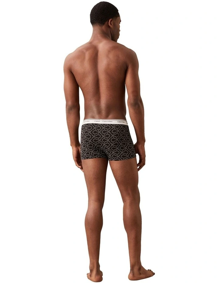 Balance Cotton Stretch Trunks 3 Pack in Multi image 3