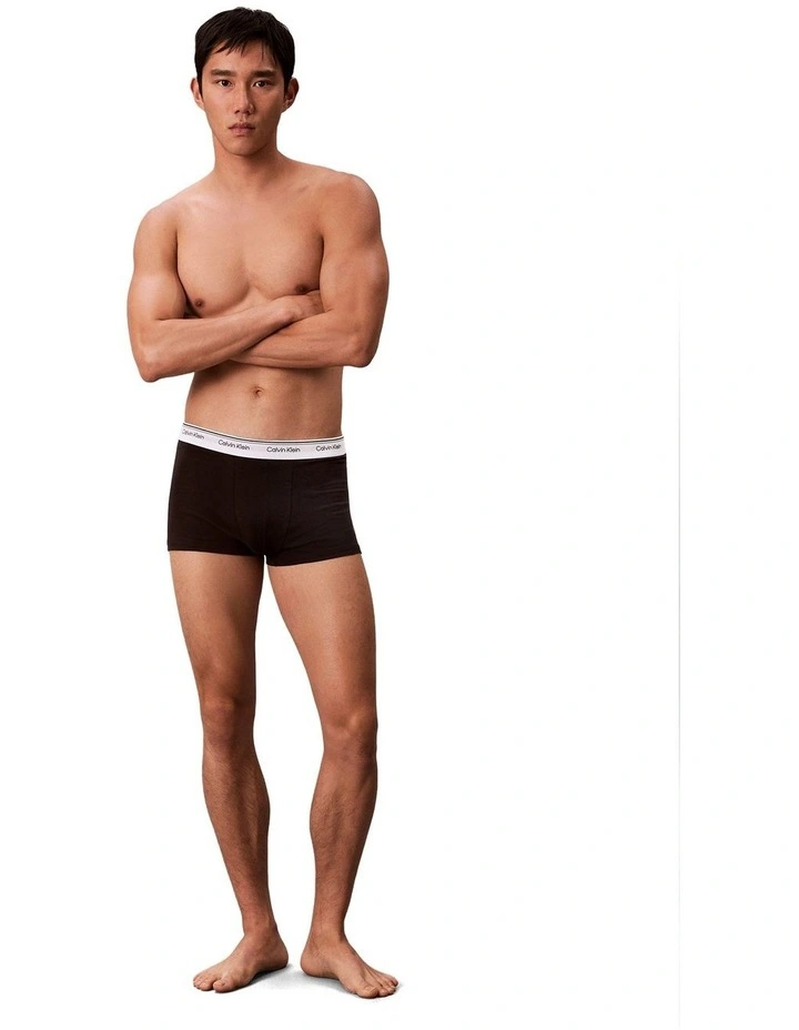 Balance Cotton Stretch Trunks 3 Pack in Multi image 5