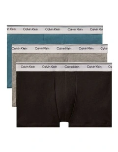 Balance Cotton Stretch Trunks Pack Of 3 in Multi