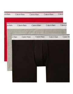 Balance Cotton Stretch Boxer Briefs 3 Pack in Multi