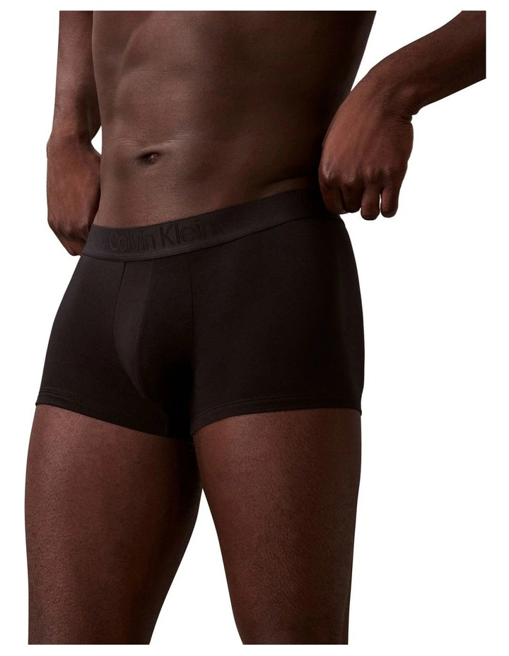 CK Black Low Rise Trunks 3 Pack in Multi image 6