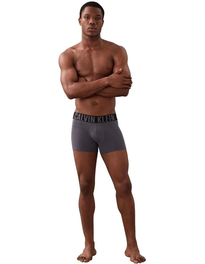 Intense Power Cotton Trunks 3 Pack in Multi image 2