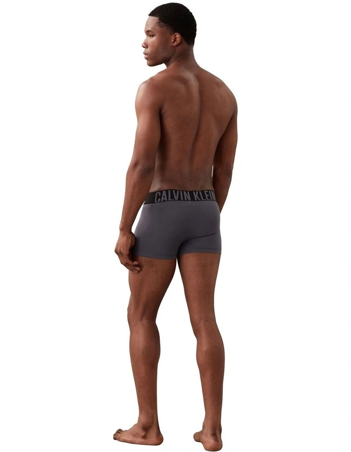Intense Power Cotton Trunks 3 Pack in Multi image 3
