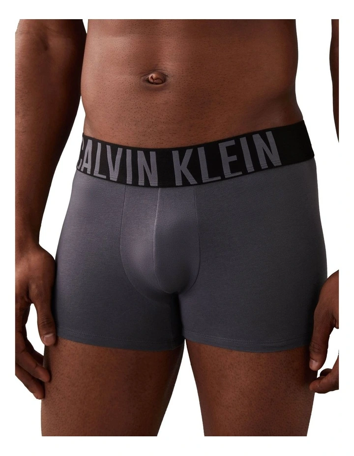 Intense Power Cotton Trunks 3 Pack in Multi image 5