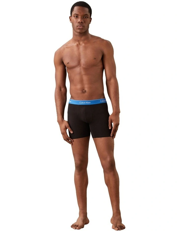 Icon Cotton Boxer Briefs 5 Pack in Black image 2