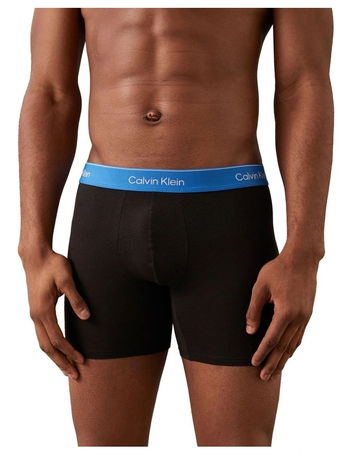 Icon Cotton Boxer Briefs 5 Pack in Black image 5