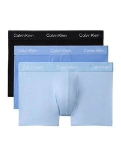Icon Cotton Trunks 3 Pack in Multi