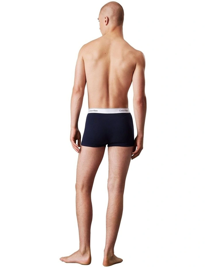Icon Cotton Trunks 3 Pack in Multi image 4