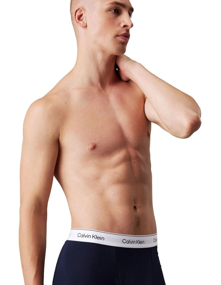 Icon Cotton Trunks 3 Pack in Multi image 5