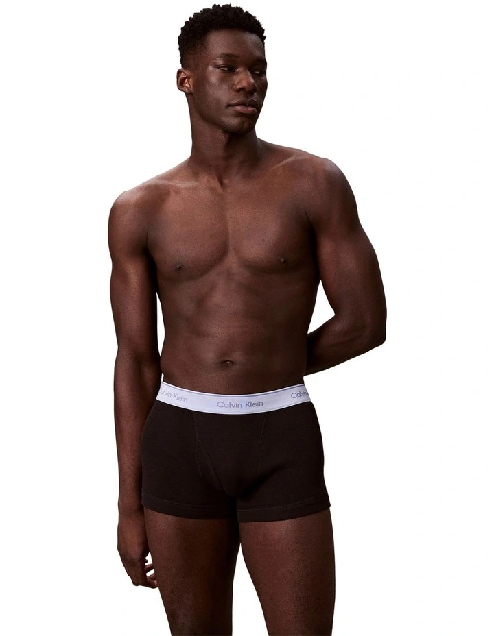 Cotton Trunks 5 Pack in Multi image 2