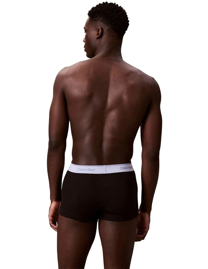 Cotton Trunks 5 Pack in Multi image 3