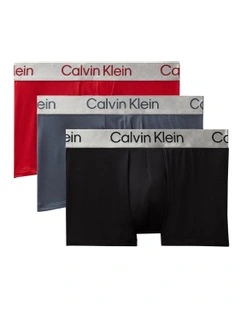 Brushed Microfibre Trunk 3 Pack in Multi