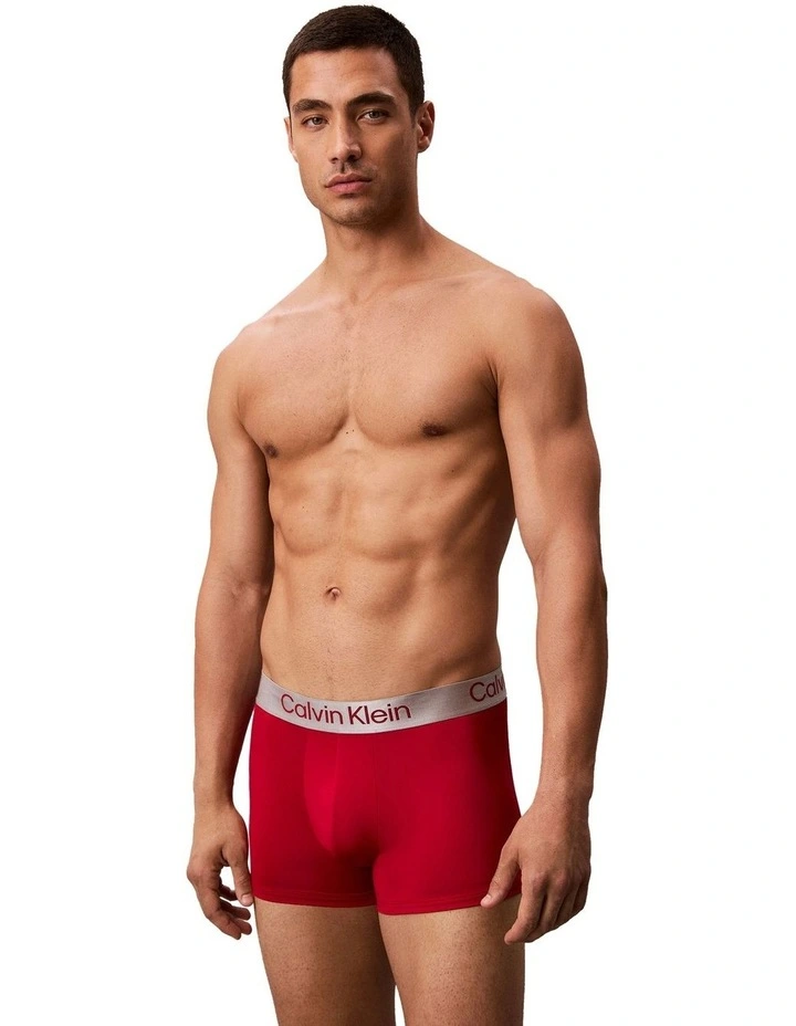 Brushed Microfibre Trunk 3 Pack in Multi image 4