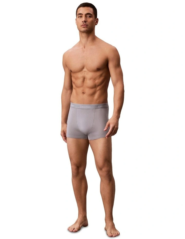 Icon Cotton Stretch Relaxed Trunk 3 Pack in Multi image 2