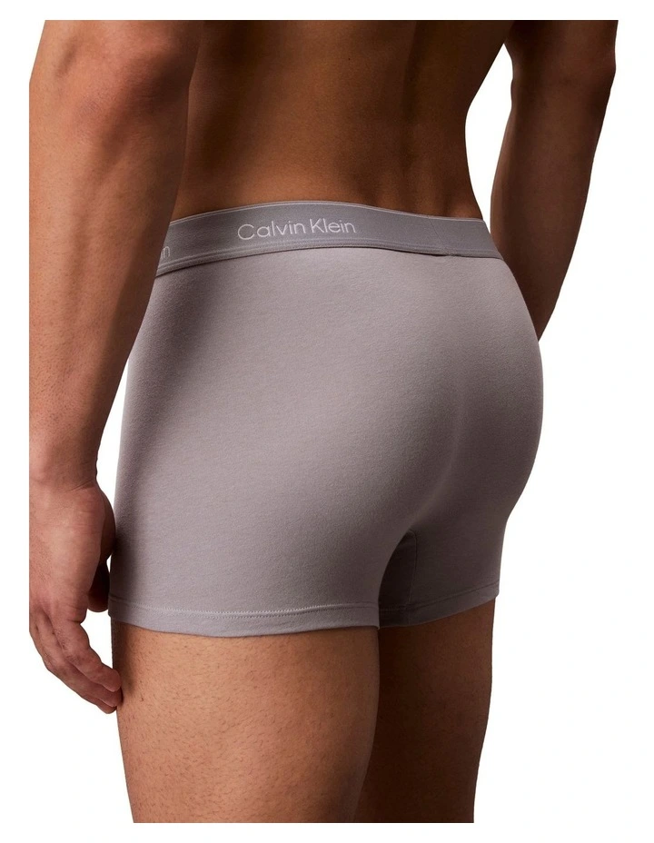 Icon Cotton Stretch Relaxed Trunk 3 Pack in Multi image 6