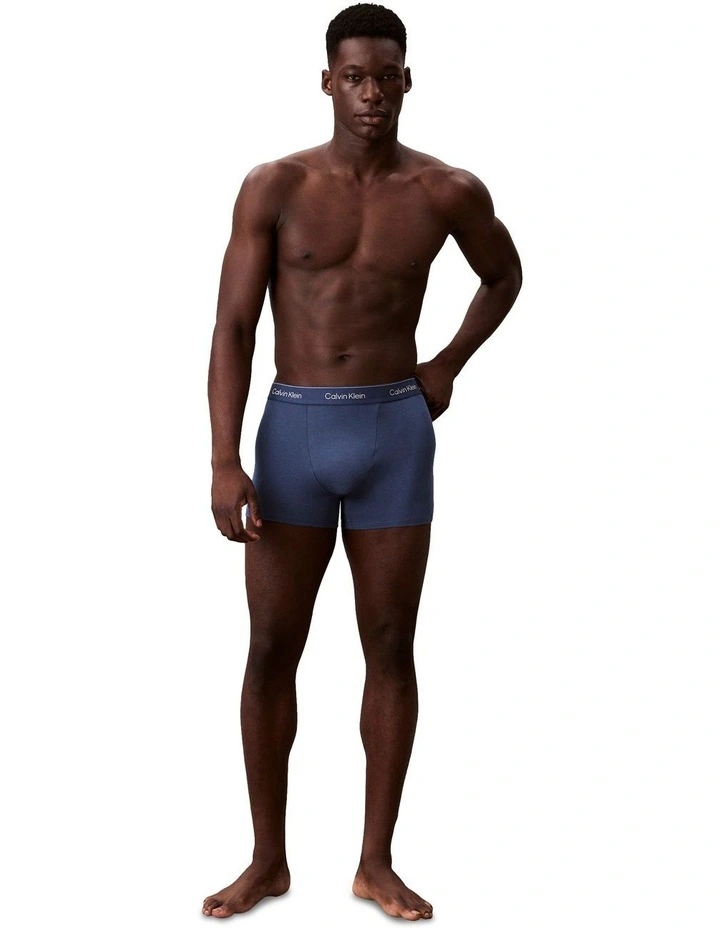 Icon Cotton Stretch Relaxed Trunk 3 Pack in Multi image 4