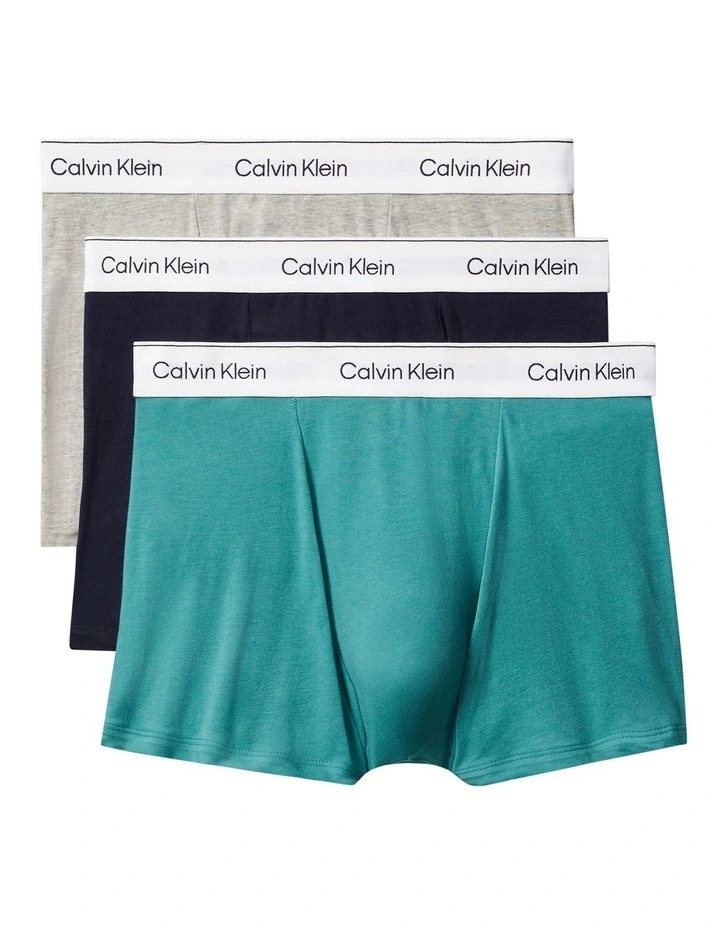 Icon Cotton Stretch Relaxed Trunk 3 Pack in Multi image 1
