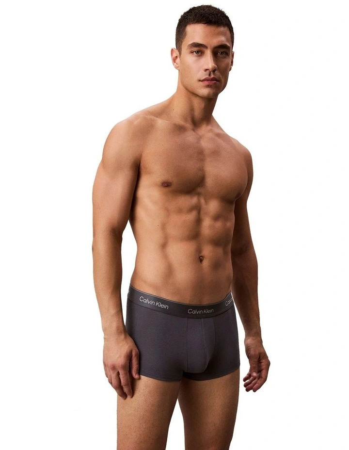 Icon Cotton Stretch Low Rise Trunk 5 Pack in Multi image 4
