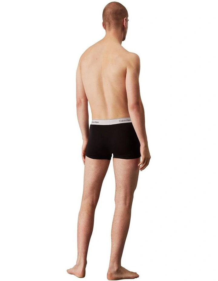 Icon Cotton Stretch Trunk 3 Pack in Multi image 3