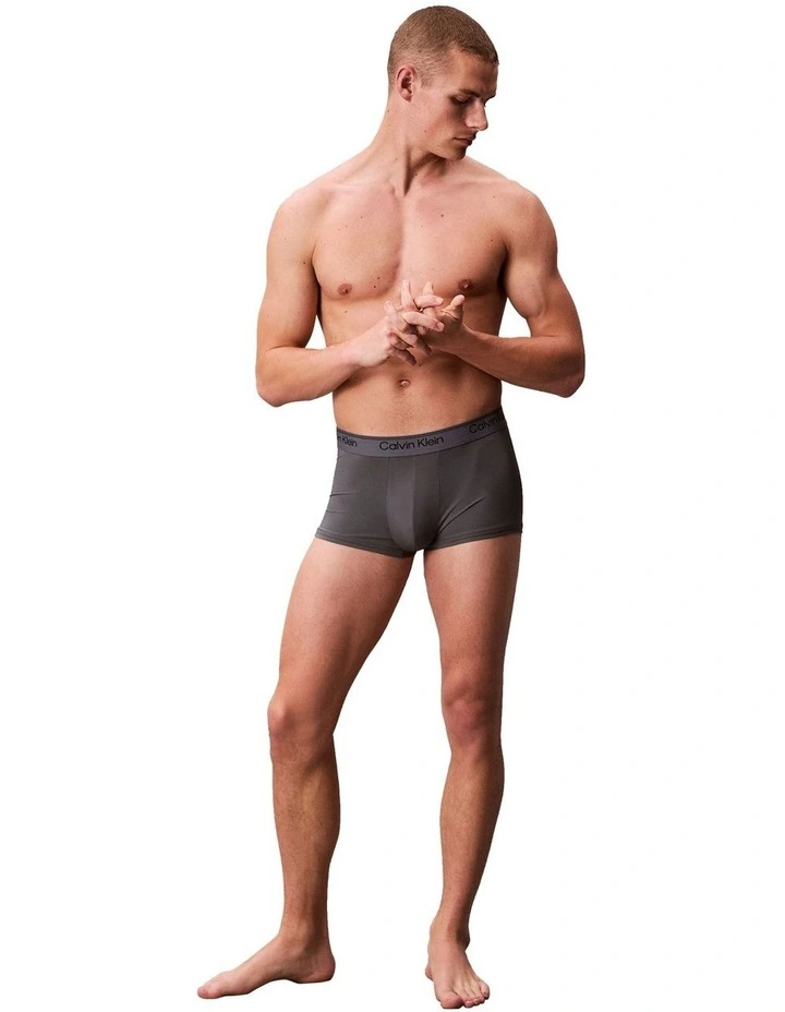 Icon Microfibre Stretch Low Rise Trunk 5 Pack in Multi image 5