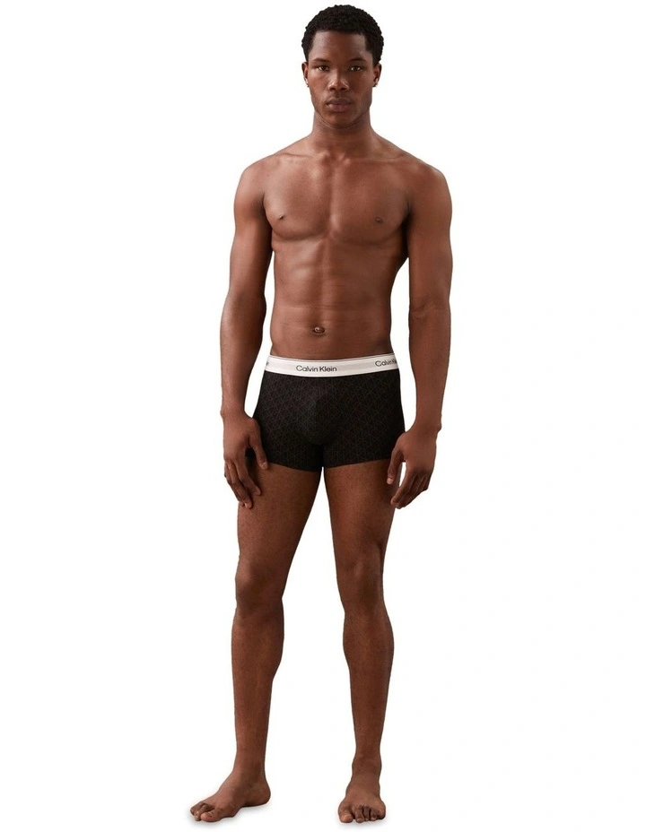 Icon Cotton Stretch Trunk 3 pack in Multi image 2