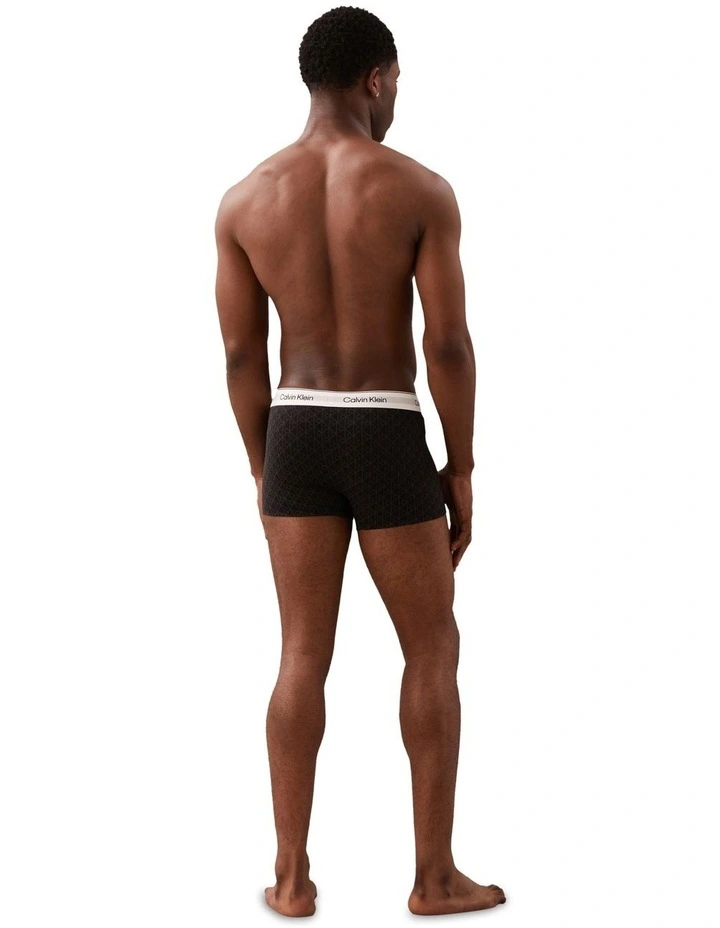 Icon Cotton Stretch Trunk 3 pack in Multi image 3