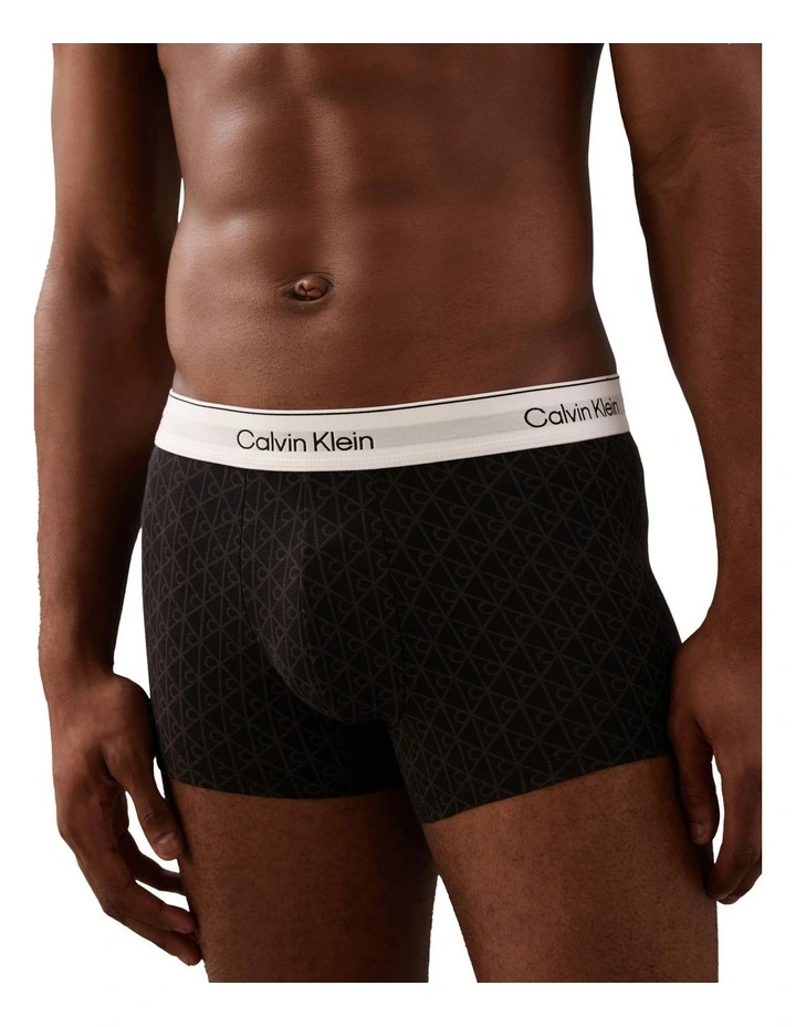 Icon Cotton Stretch Trunk 3 pack in Multi image 5