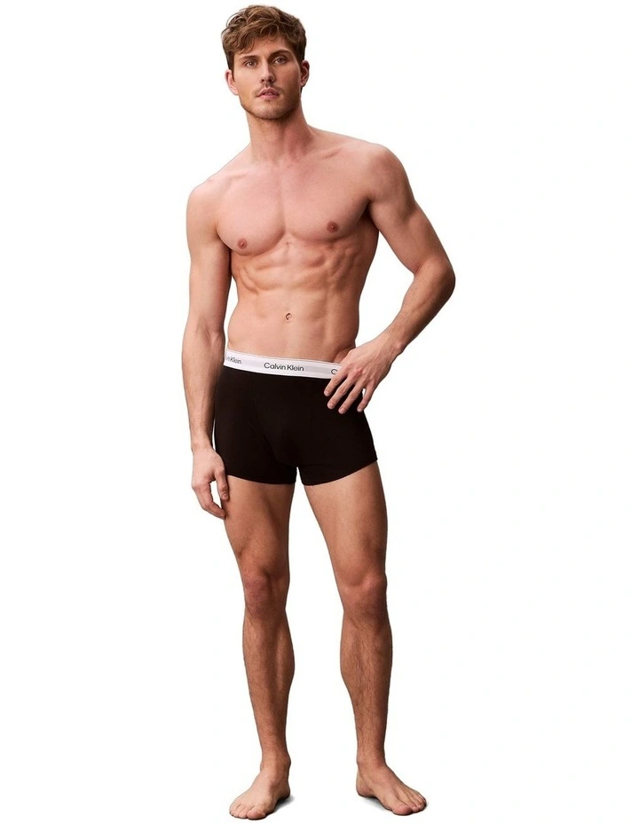 Icon Cotton Stretch Relaxed Trunk 3 Pack in Multi image 5