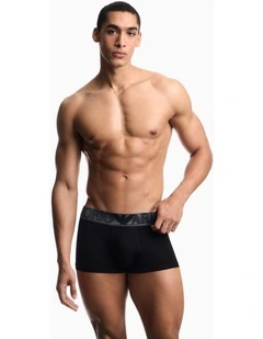 Mega Logo Trunk in Black