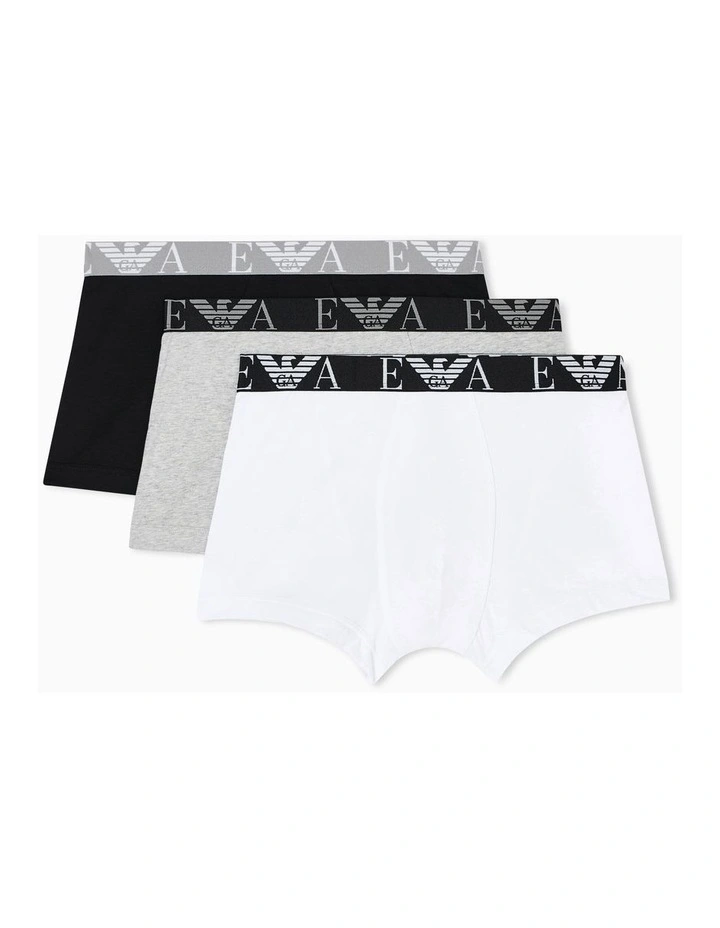 Bold Monogram Trunks 3 Pack in Multi image 1